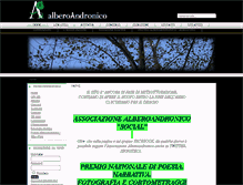 Tablet Screenshot of alberoandronico.net